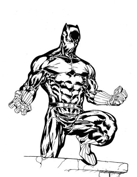 Black Panther Printable Coloring Pages