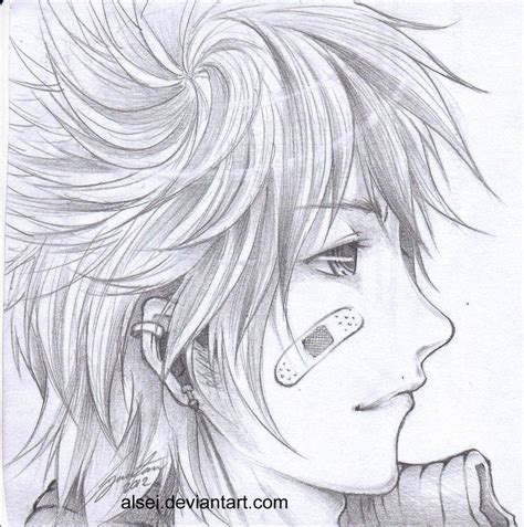 Image Result For Anime Boy Side View Side View Drawing Anime Side