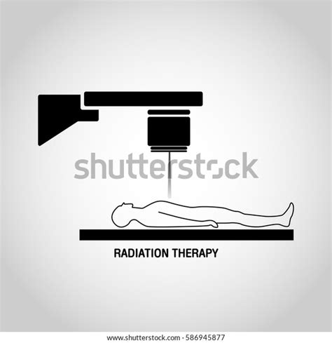 Radiation Therapy Medical Logo Vector Icon Stock Vector Royalty Free