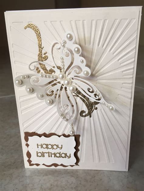 Elegant Birthday Card Greeting Cards Handmade Birthday Cards For