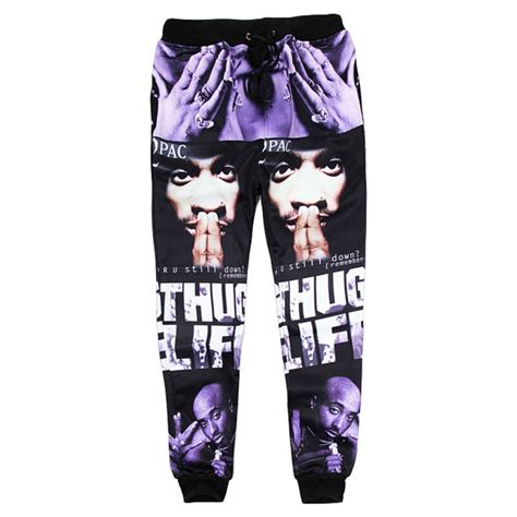 Clothing Shoes And Accessories Womenmens Tupac 2pac Emoji Thug Life 3d