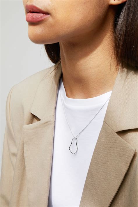The Horizon Necklace Is A Subtle Piece Of Jewellery Made Of Sterling