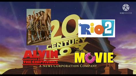 20th Century Fox Fanfare Mashup 4 Fire Island Rio 2 Chipmunks And