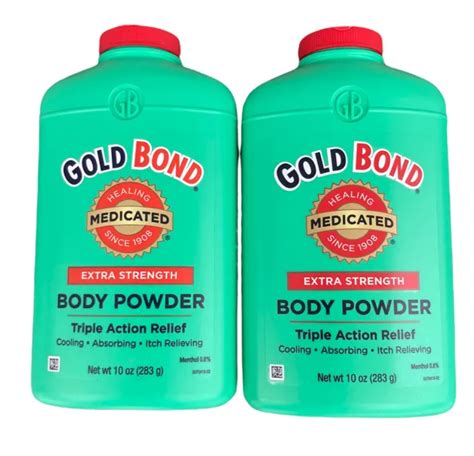 Gold Bond Body Powder Medicated Extra Strength 10 Oz Talc Original