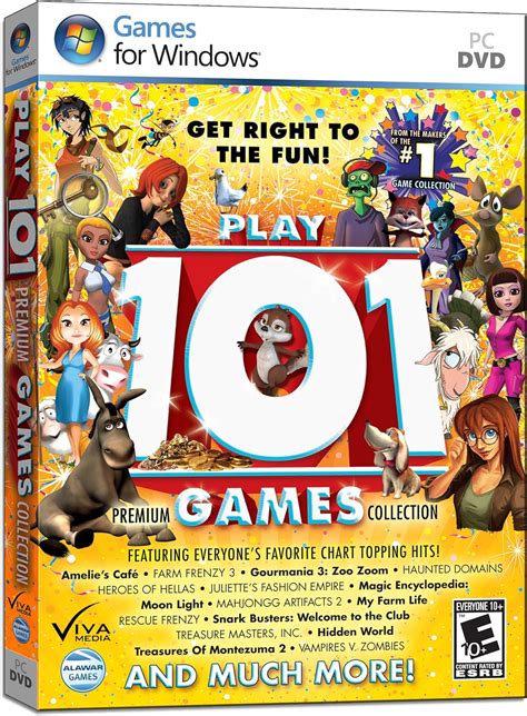 Play 101 Premium Games Collection Get Right To The Fun Amazonca