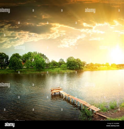 Wooden Dock Pier Hi Res Stock Photography And Images Alamy