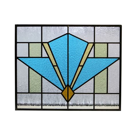 Art Deco Style Stained Glass Panel Mvdsportuy