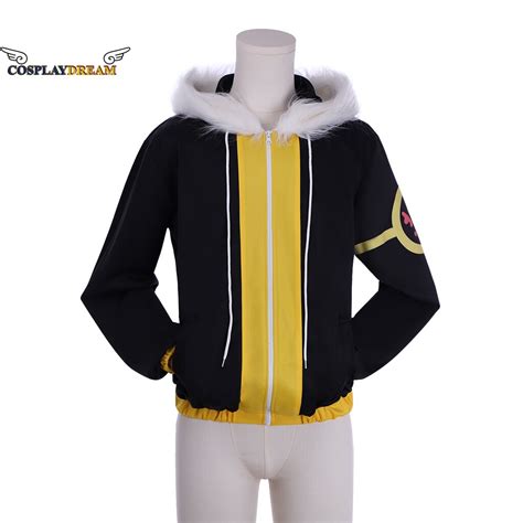 Anime Cos Frisk Fellsans Sans Hoodie Jacket Mens Coat