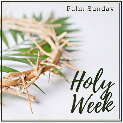 Day 1 Of Holy Week Palm Sunday The Triumphal Entry