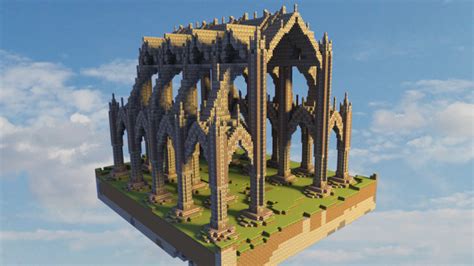 Gothic Hall Minecraft Project Project Minecraft Château Minecraft