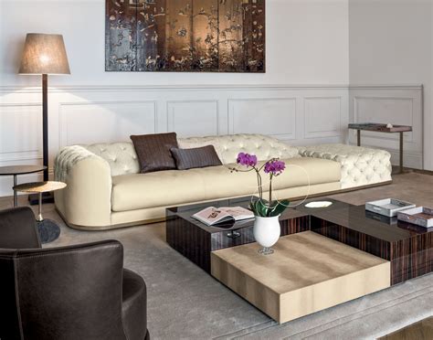 High End Milton Italian Designer Sectional Italian Designer And Luxury