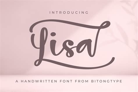 Lisa Font By Bitongtype · Creative Fabrica