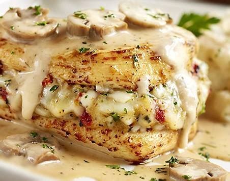 Crispy chicken stuffed with cheese, cherry tomatoes and creamy mushroom wine sauce make the. Stuffed Chicken Marsala - Best Cooking recipes In the world