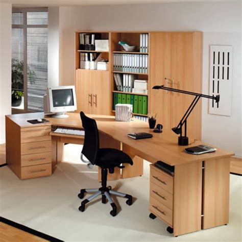 Modern Home Office Furniture For Sleek And Light Design Interior