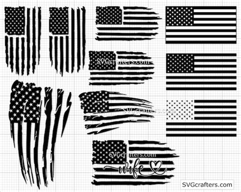 Drawing And Illustration American Flag Svg For Cricut Print Made In