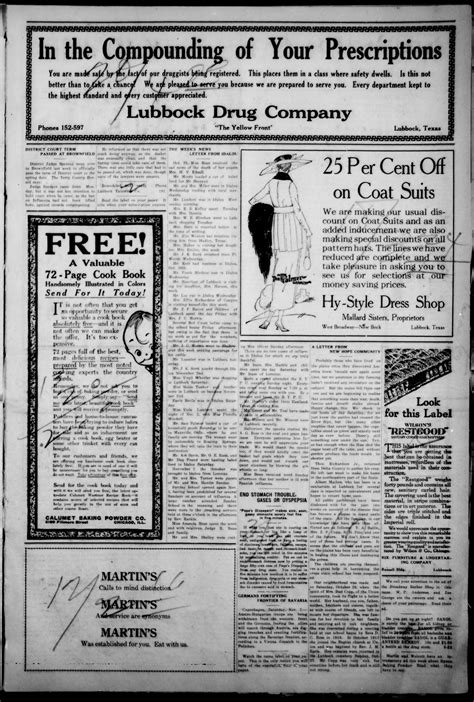 The Avalanche. (Lubbock, Texas), Vol. 19, No. 19, Ed. 1 Thursday