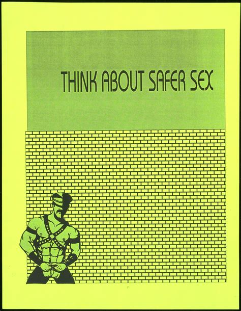 Think About Safer Sex Aids Education Posters