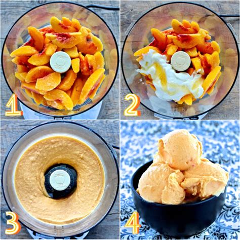 Healthy Peach Frozen Yogurt Minute Recipe