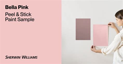 Bella Pink Paint Sample By Sherwin Williams 6596 Peel And Stick Paint