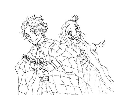 Demon Slayer Coloring Pages Printable