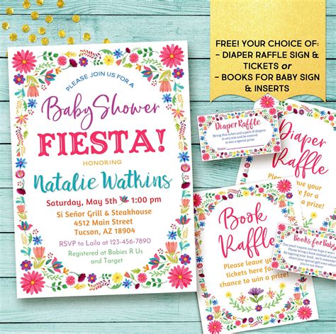 Mexican Baby Shower Invitation Mexican Fiesta Baby Shower Etsy