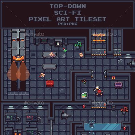 Pixel Art Game Tilesets From Graphicriver