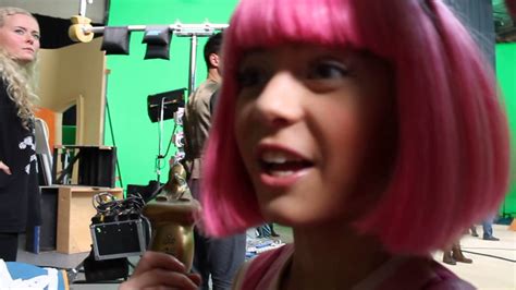 Chloe Lang On The Lazytown Set Youtube
