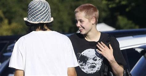 Shiloh Jolie Pitt Appears With Pink Hair On The Streets Of Los Angeles