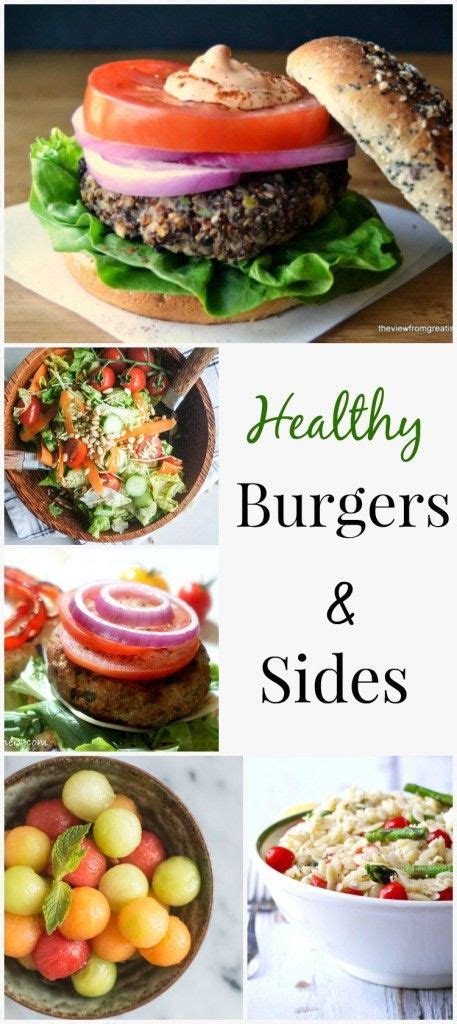 Healthy Burgers And Sides Simply Fresh Dinners Healthy Sides For