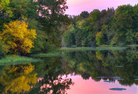 Fall Sunset Big Piney Creek Backwater Visualized Perception Flickr