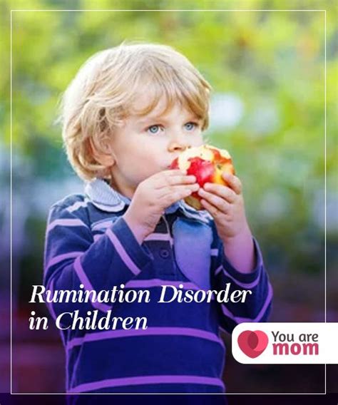 Rumination Disorder In Children Children Disorders Ruminations
