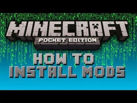 Check spelling or type a new query. How To install Mods On Minecraft PE 0.14.3 On iOS 9 iPhone ...