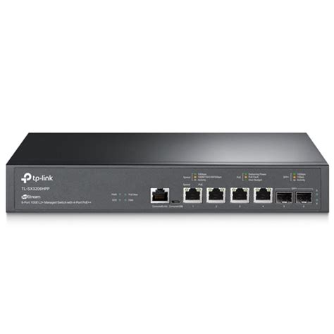 Tp Link Sx3206hpp 6 Port Managed Switch 10gbe L2poe From Dove Electronics