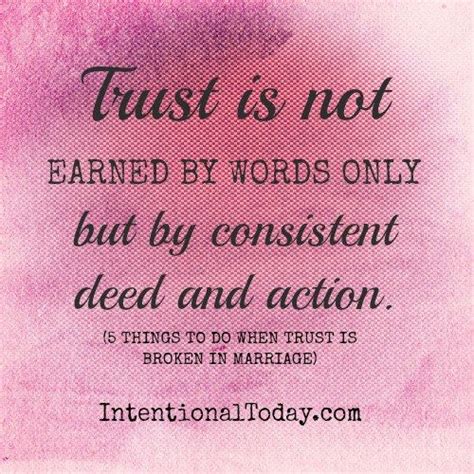 It is hard to win back or repair trust once it is broken. When You Don't Trust Your Husband - 5 Things To Do | Broken trust quotes, Trust in relationships ...
