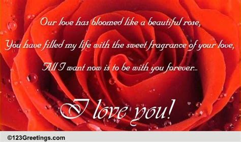 Love You Forever Free Roses Ecards Greeting Cards 123 Greetings