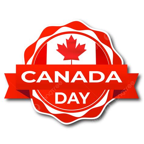 Happy Canada Day Vector Art Png Happy Canada Day Badge Holiday