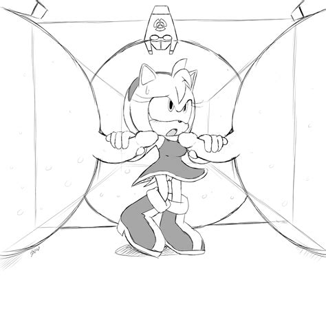 Rule 34 Amy Rose Anthro Artificial Chaos Artificial Chaos P 100 Blush Boots Bottomless