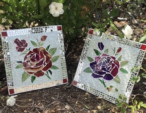 Excited To Share This Item From My Etsy Shop Red Roses Diptych Glass