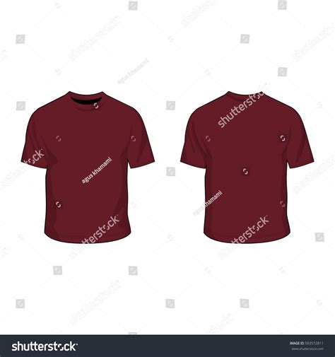 T Shirt Template Maroon Over 188 Royalty Free Licensable Stock Vectors
