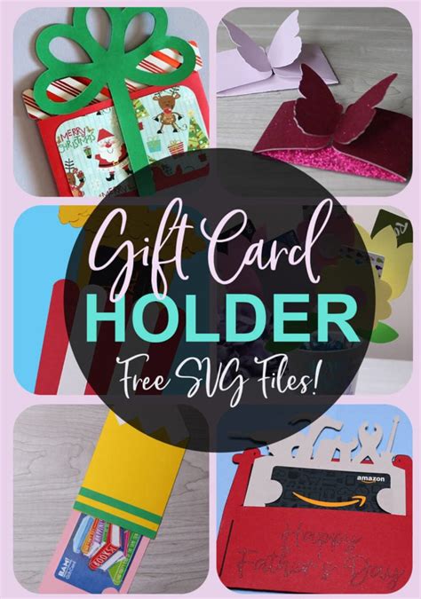 Easy Cricut Gift Card Holder Ideas