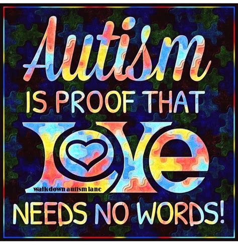 Proof That Love Needs No Words Autism Awareness Autism Quotes