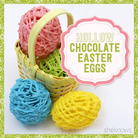 No One Will Believe You Diyd These Fancy Hollow Chocolate Easter Eggs