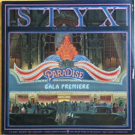 Styx Paradise Theater Rock Album Covers Classic Rock