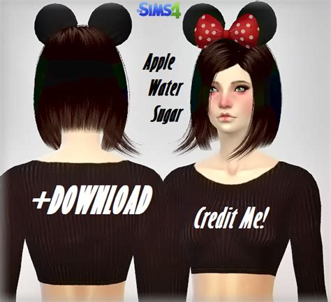 Mmd Sims 4 Minnie Mouse Ears Download By Applewatersugar On Deviantart