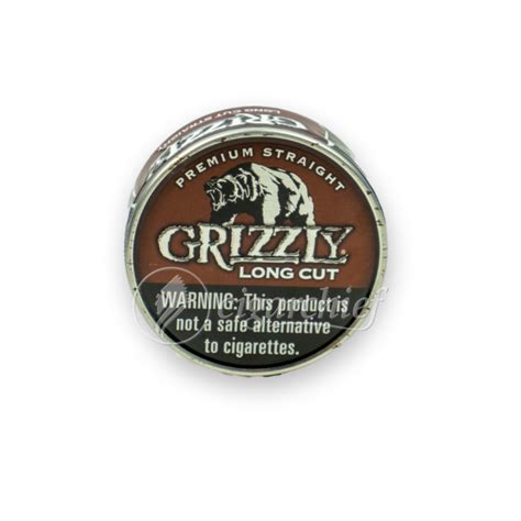 Grizzly Long Cut Straight Chewing Tobacco Cigar Chief