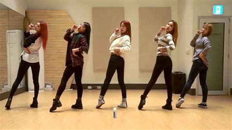 Exid Hot Pink Mirrored Dance Practice Youtube