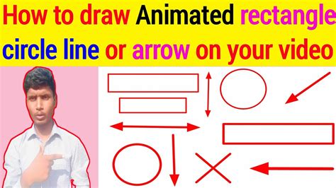 How To Draw Rectangle Circle Line Or Arrow On Your Video Video Me