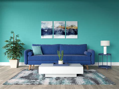 What Color Furniture Goes With Teal Walls