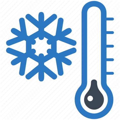 Cold Day Snowflake Thermometer Winter Icon Download On Iconfinder
