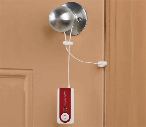 This Portable Door Alarm Sounds Off If Your Door Is Opened